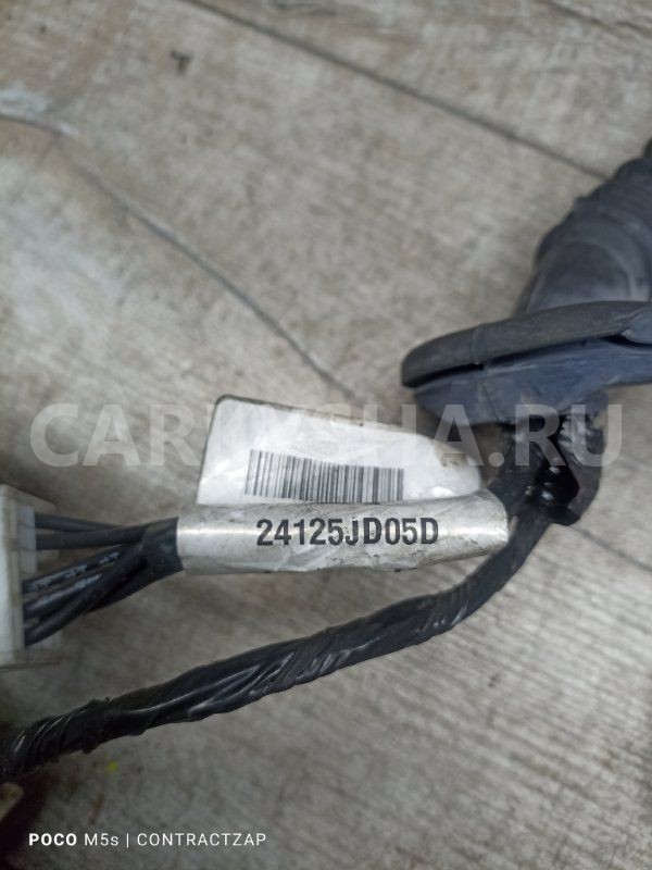 Проводка двери Nissan Qashqai I рестайлинг (2010—2013) Nissan Qashqai оригинальный номер 24125JD05D