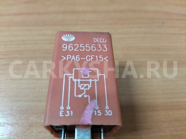 Реле света фар Daewoo Matiz M150 F8CV9 2003 Daewoo Matiz оригинальный номер 96255633