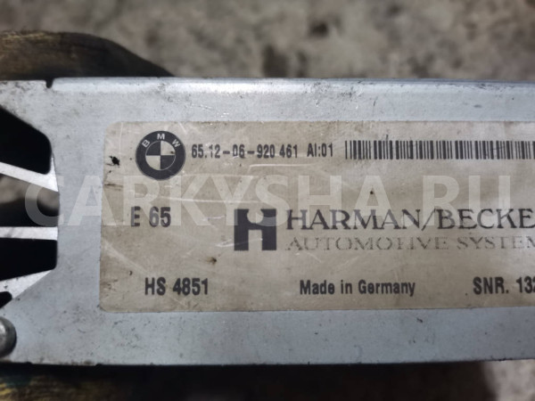 Усилитель звука BMW 7 E65/66 BMW 7er оригинальный номер 6,51207E+11