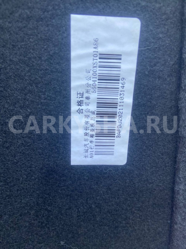 Пол багажника Haval Jolion I (2021—2026) Haval Jolion оригинальный номер 5604100XST01A86
