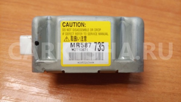 Датчик AirBag Mitsubishi Outlander CU5W 4G69 2005 Mitsubishi i оригинальный номер MR587735
