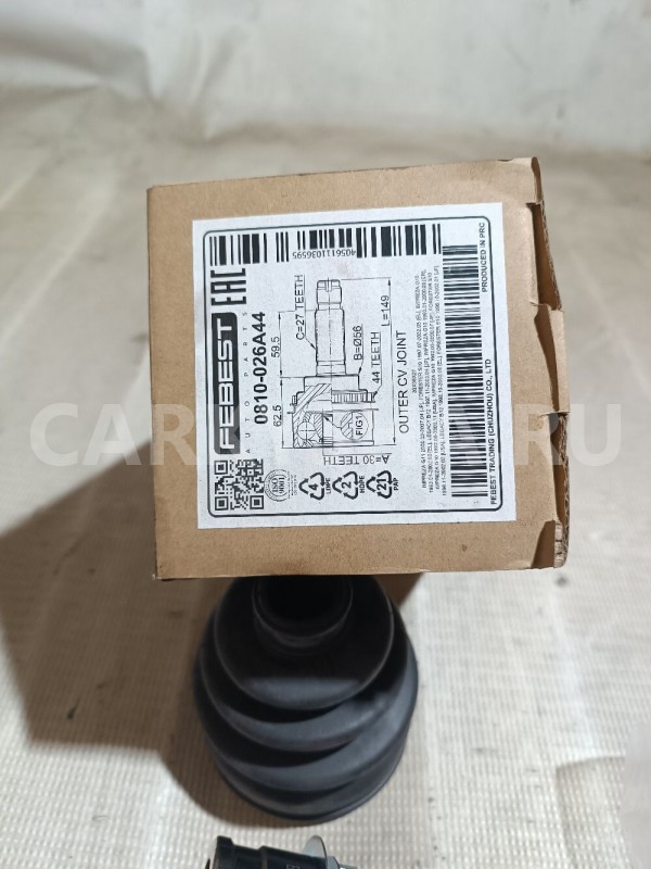 Шрус наружный передний Subaru Impreza оригинальный номер 0810026A44