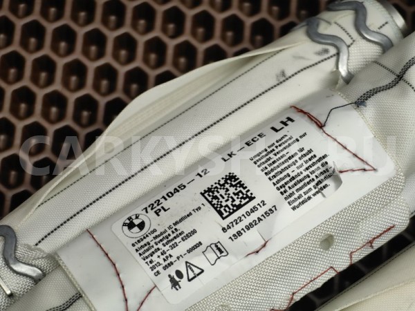 Головная подушка безопасности BMW 3er 