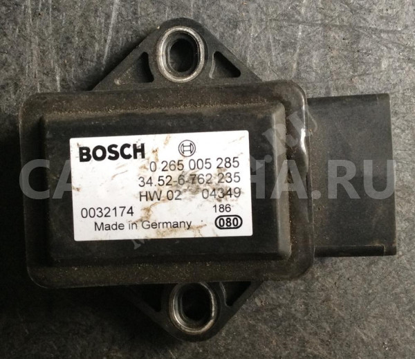 Датчик ускорения ESP BMW X5 I (E53) Рестайлинг оригинальный номер 34526777435 34526762235 32436762235 32436774040 34526757406 0900536 V20-72-5170 0265005285 0 265 005 285 34 52 6 777 435 34 52 6 762 235 32 43 6 762 235 32 43 6 774 040 34 52 6 757 406