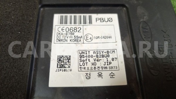 Блок комфорта Kia Soul II (2013—2016) Kia Soul оригинальный номер 95400B2BU0