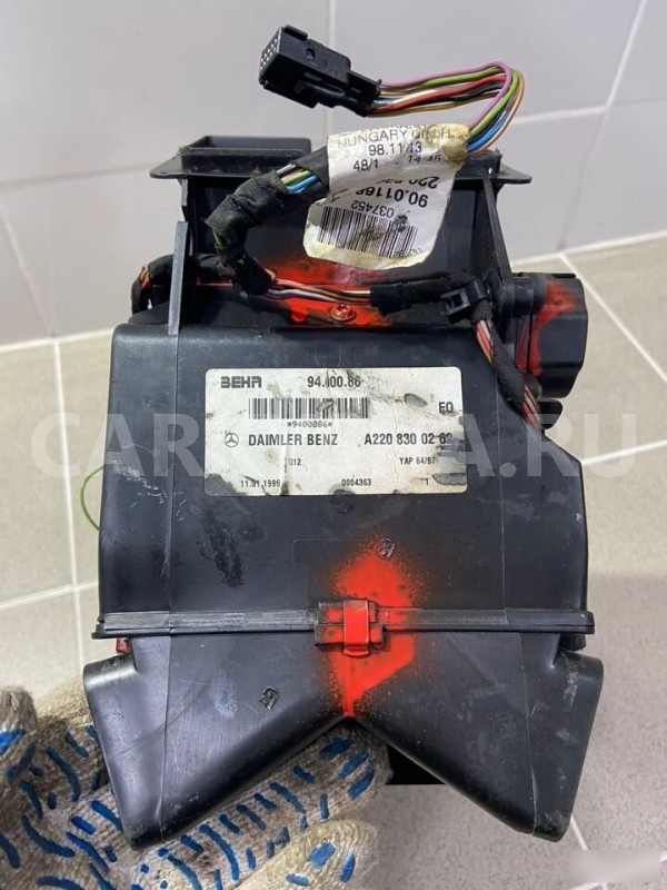 Печка салона задняя Mercedes-Benz S-Class Mercedes-Benz S-klasse оригинальный номер A2208300262