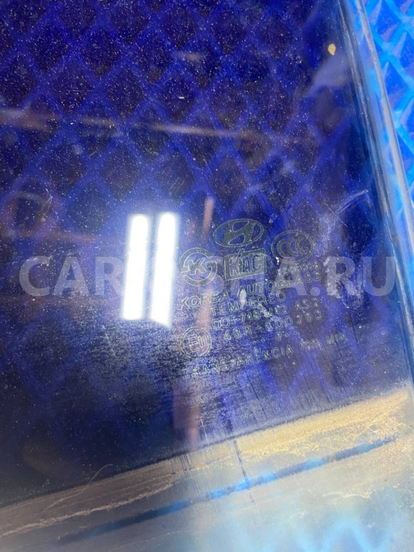 Стекло двери задней левой Hyundai Sonata V рестайлинг (2007—2010) Hyundai Sonata оригинальный номер 834113K000