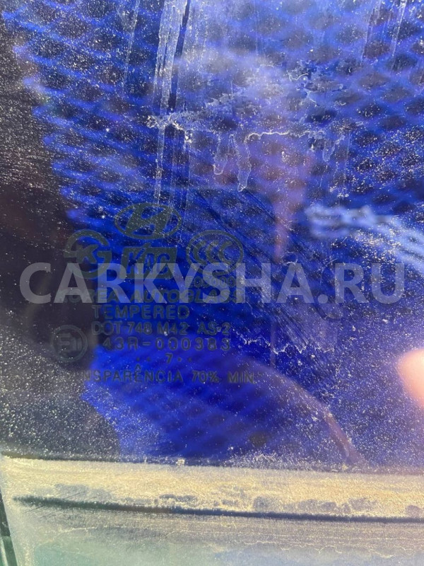 Стекло двери задней правой Hyundai Sonata V рестайлинг (2007—2010) Hyundai Sonata оригинальный номер 834213K000