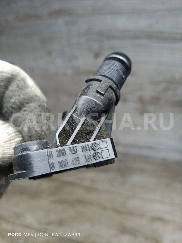 Фланец системы охлаждения k9k Renault 8200337841 Renault 20 оригинальный номер 8200337841